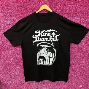 King Diamond Puppet Master Face Graphic T-Shirt XL